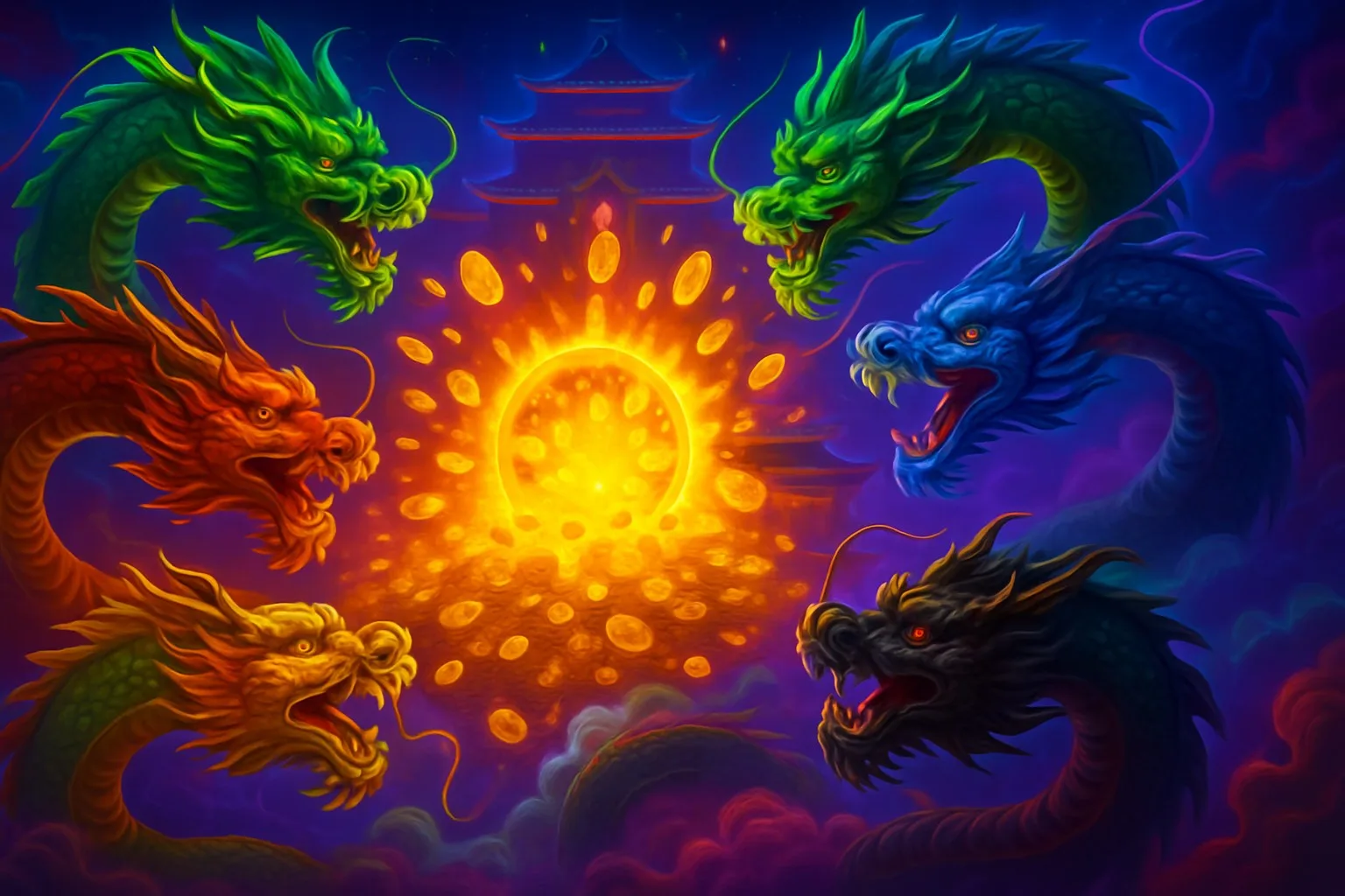 5 Dragons key art